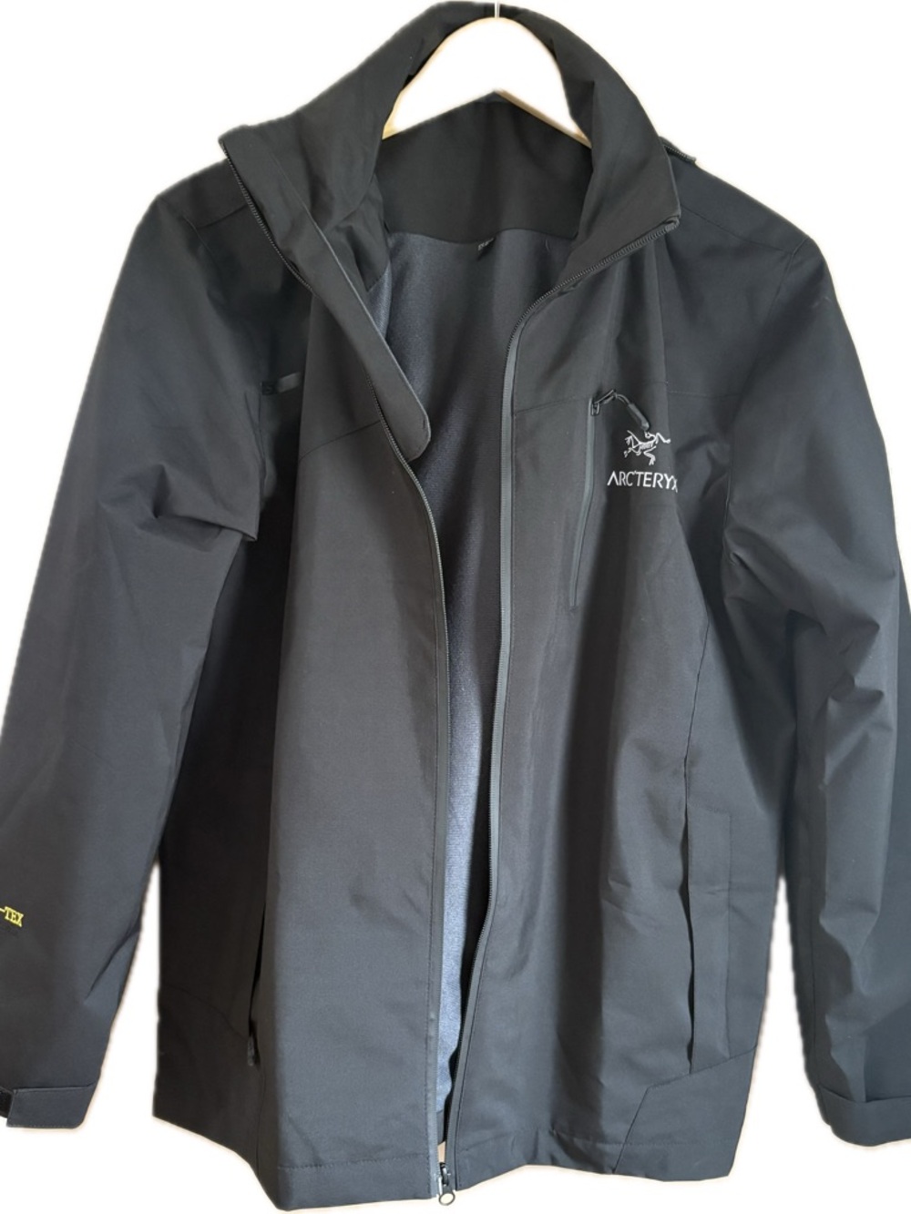 Arc'teryx Black Technical Shell Jacket